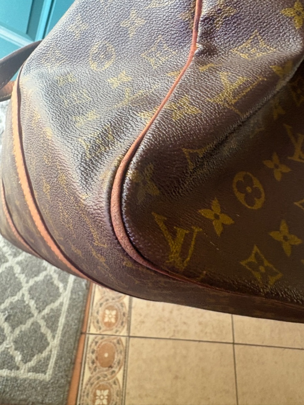 LV Sac Souple 45 Monogram Vintage Travel Bag Authentic - Picture 15 of 15